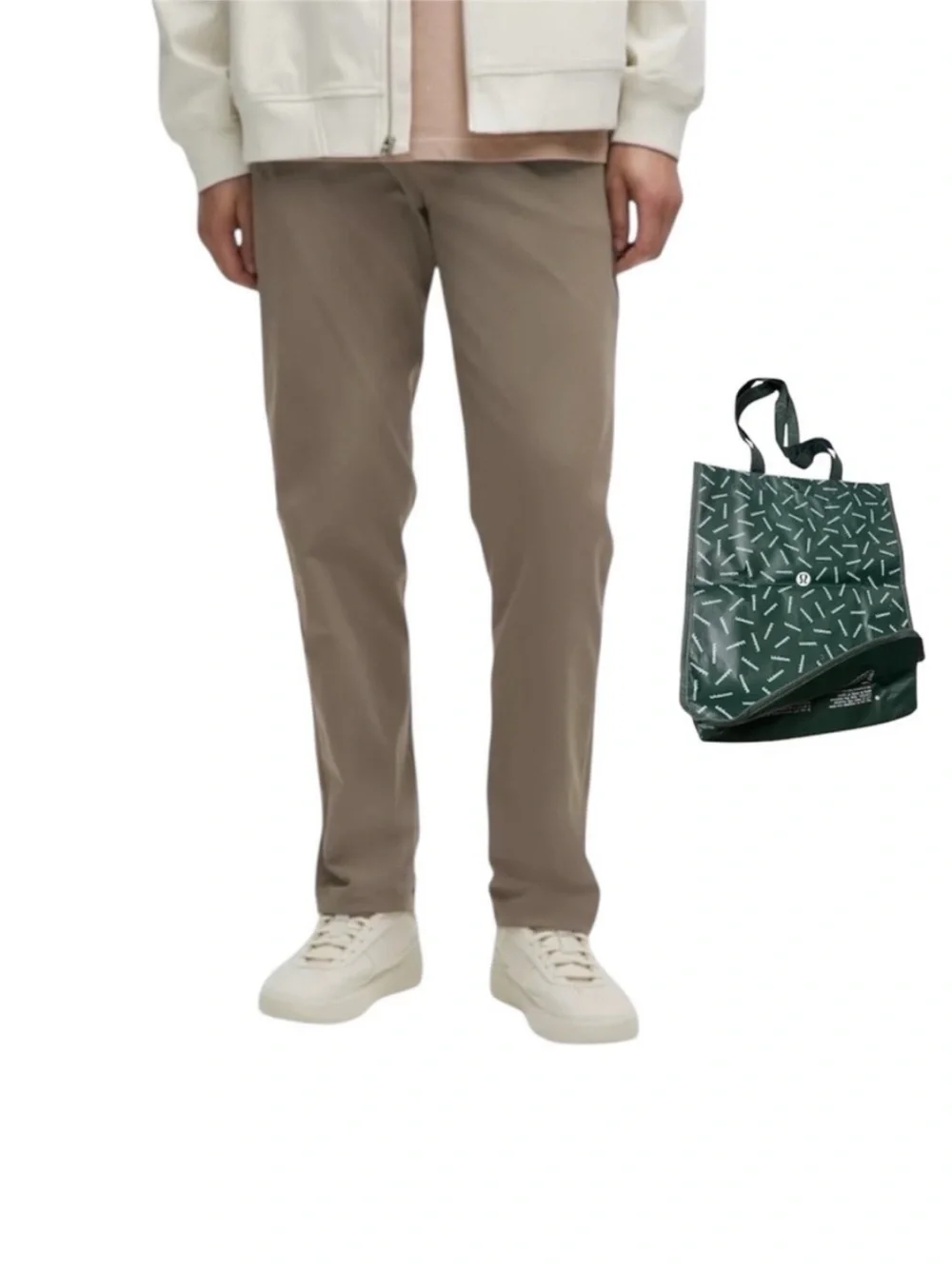 lululemon athletica Men's Straight Chinos in Taupe 32W